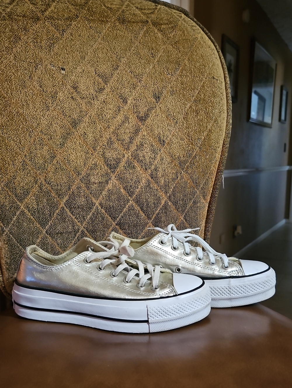 Converse Chuck Taylor All Star Lift Ox Lace Up Low Top Platform Sneakers Shoes